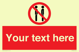 Custom prohibition not face to face